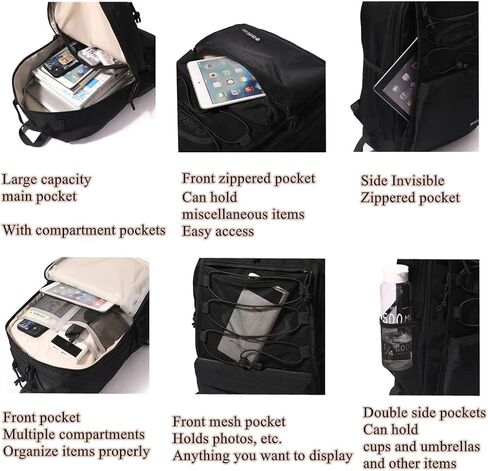 EKUIZAI Solid Color Simple Rolling Backpack for Teen Girls, Middle School Trolley Bags, Travel Daypack with Wheels in Kuwait