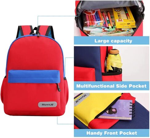POWOFUN Kids Preschool Toddler Backpack Cute Cool Kindergarten Lightweight Daypack For Boys and Girls in Saudi Arabia