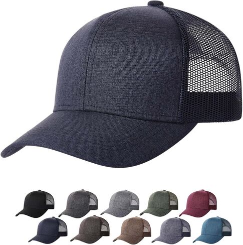 TSSGBL M، L، XL، XXL قبعات سائقي الشاحنات Snapback قبعات البيسبول قبعات كرة خلفية شبكية فارغة قابلة للتعديل للرجال والنساء in Kuwait