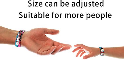 TLDXDOU TV Superhero Harley Quin Ribbon سوار، كارتون قابل للتعديل معصمه للنساء والرجال والفتيات والفتيان in Kuwait