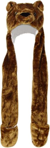 Plush Novelty Animal Hat: One Size Fits All Adults & Children/Soft, Warm Beanie Hat in Kuwait