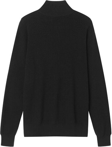Mud Kingdom Men's Quarter-Zip Sweater Long Sleeve Knitted Soft Touch in Saudi Arabia