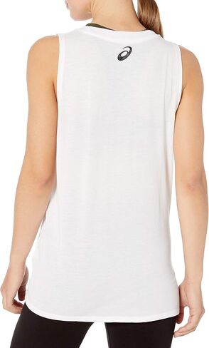 ASICS Circuit 2 Sleeveless Top, Team White, Medium in Saudi Arabia