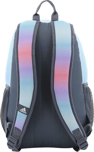 adidas Young Creator backpack, Flow Blur/Onix Grey/Signal Orange, One Size in Saudi Arabia