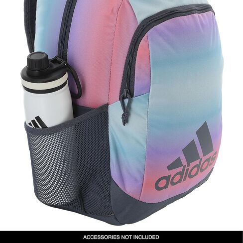 adidas Young Creator backpack, Flow Blur/Onix Grey/Signal Orange, One Size in Saudi Arabia