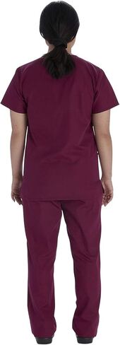 Vital Threads Men and Women Scrubs Set V-Neck Top & Drawstring Pant VT501C in Kuwait