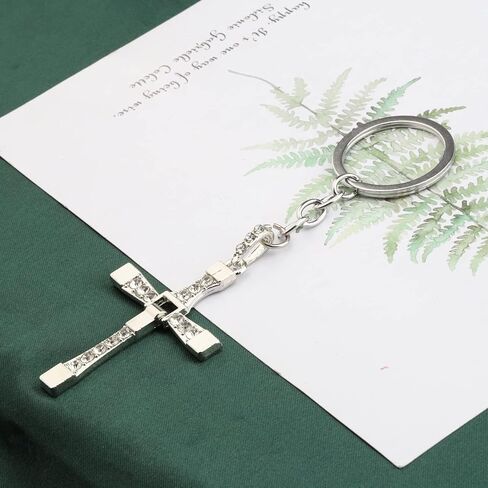 KEYCHIN مستوحاة الصليب قلادة سريعة عشاق الرياضة هدية الصليب قلادة التيتانيوم الصلب قلادة الفيلم المحيطي المجوهرات عشاق الفيلم هدية للرجال والنساء in Kuwait