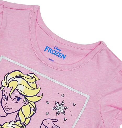 Disney Girls' Frozen Graphic Bold and Brave Short Sleeve T-Shirt in Saudi Arabia