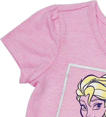Disney Girls' Frozen Graphic Bold and Brave Short Sleeve T-Shirt in Saudi Arabia