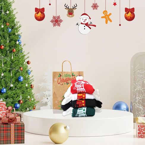 gjulrfu 4PCS Christmas Holding Hands Socks,Personalized Christmas Stockings Couple Magnetic Socks Mid Tube Sock Funny Xmas Gifts in Kuwait