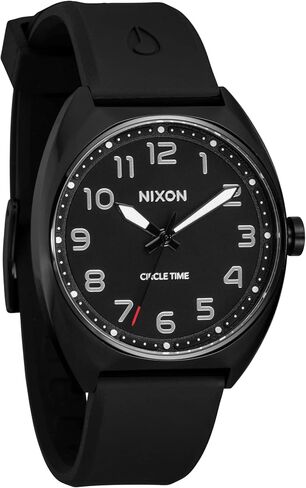 NIXON Mullet A1365-100m Water Resistant Unisex Analog Fashion Watch (38mm Watch Face, 20mm Silicone Band) in Kuwait