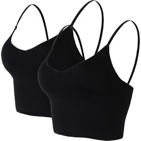 حمالة صدر رياضية بدون خياطة قطعتين حمالة صدر بدون سلك حمالة صدر قابلة للإزالة للنساء لتمارين اليوغا مع أشرطة قابلة للتعديل in Kuwait