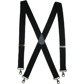 حمالة صدر X-Back مرنة بلون سادة للرجال من CTM® مع أطراف خطافية دوارة