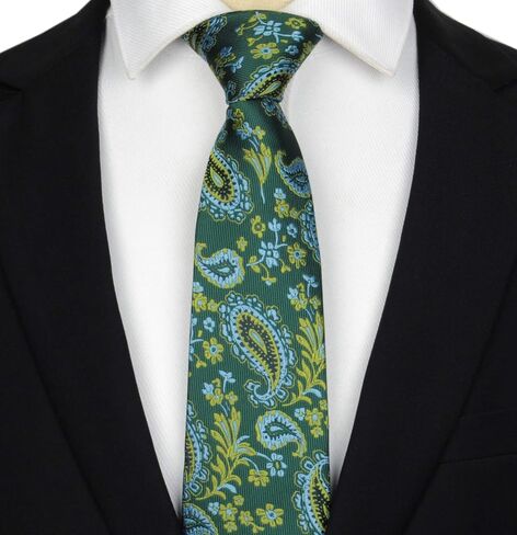 Secdtie Men's Paisley Pattern Ties Jacquard Woven Luxury Designer Suit Neckties in Saudi Arabia
