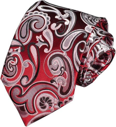 Secdtie Men's Paisley Pattern Ties Jacquard Woven Luxury Designer Suit Neckties in Saudi Arabia