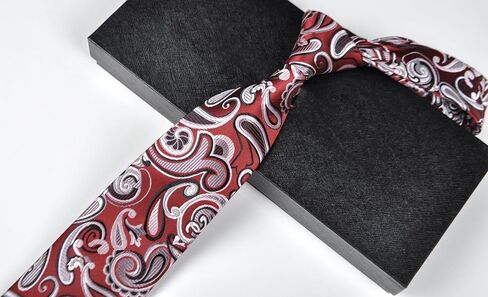 Secdtie Men's Paisley Pattern Ties Jacquard Woven Luxury Designer Suit Neckties in Saudi Arabia