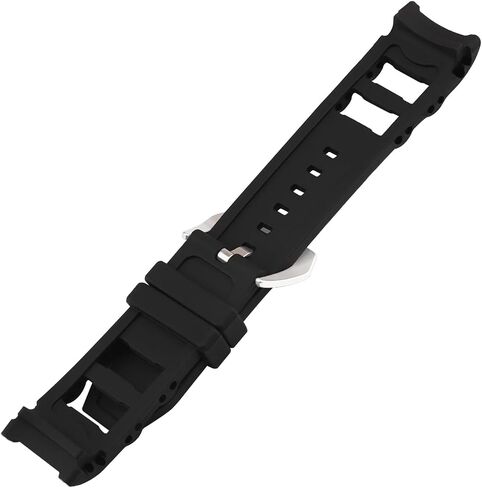بديل Topuly لـ Invicta Russian Diver 1201 1242 1805 1845 1959 26 مم حزام ساعة من السيليكون المطاطي الأسود ملحقات حزام Wirstband للرجال والنساء in Saudi Arabia