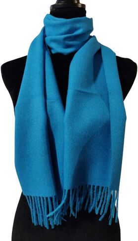 Evelyn Brooks Designs Luxury 100% Pure Peruvian Soft Baby Alpaca Reversible Wool Scarf for Men & Women - Variety of Colors in Saudi Arabia