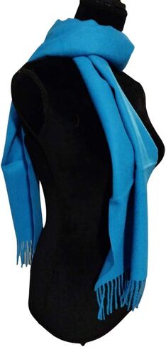 Evelyn Brooks Designs Luxury 100% Pure Peruvian Soft Baby Alpaca Reversible Wool Scarf for Men & Women - Variety of Colors in Saudi Arabia