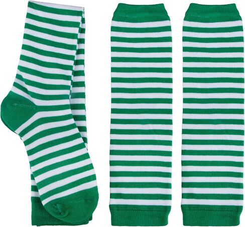 Joyingtwo Over Knee Rainbow Thigh High Socks Cosplay Accessories for Women Fashion Wild Long Striped Leg warmers in Kuwait
