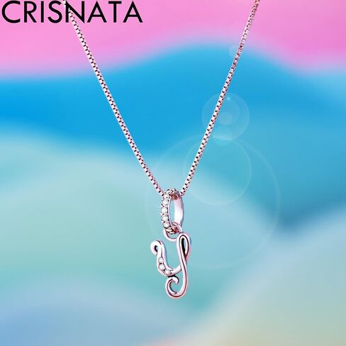 CRISNATA Complete Initial A-Z 26 Letter Dangle Charms, 925 Sterling Silver Dangling CZ Stone Alphabet Beads, fits European Bracelet Necklace, Gift for Mother/Dad/Daughter/Son/Sister/Birthday in Saudi Arabia