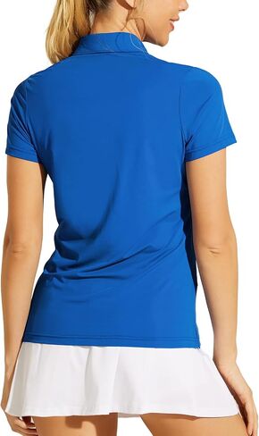 Haimont Women's Polo Shirts Dry Fit Short Sleeve Collared Golf Tshirts for Tennis Work Hiking Casual, Moisture Wicking in Saudi Arabia