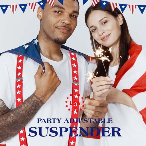 حمالة علم أمريكي من Eyret، حمالات الرابع من يوليو، حمالات مرنة، حمالات يوم الاستقلال للرجال والنساء in Kuwait