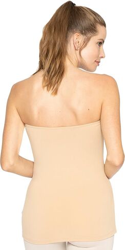 أوه لينة جدا Ruched تمثال نصفي حمالة أنبوب طويل | النساء | صنع فى أمريكا in Kuwait