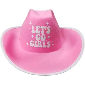 Let's Go Girls قبعة راعية البقر، قبعة رعاة البقر، Let's Go Girls ديكورات حفلات العازبة، راعية البقر الغربية العازبة وحفلات الزفاف وحفلات أعياد الميلاد وحفلات روديو الأخيرة وديكورات حفلات العازبة in Kuwait