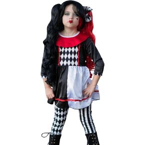 fioukiay Girls Halloween Costume Toddler Girl Halloween Clothes Outfits Little Kids Halloween Dress Clothing Pants Sets