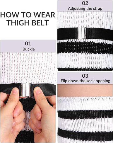 ويتوت جوارب نسائية سميكة فوق الركبة بطول الفخذ مقاس كبير in Kuwait