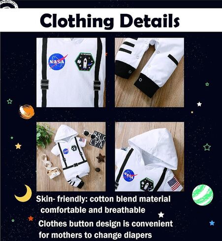 Ladies I Have Arrived Baby Boy Halloween Costume Outfit Astronaut Costume Clothes in Saudi Arabia