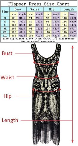 Women's 1920s Flapper Fringe Beaded Great Gatsby Party Dress with Costume Set in Kuwait