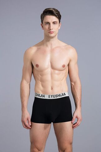 EYUSHIJIA سراويل داخلية رجالية مريحة من ألياف الخيزران مكونة من 4 قطع in Kuwait