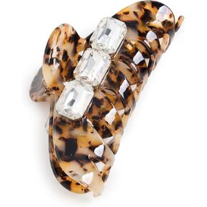 مشبك مخلب Mega Jules للسيدات من LELET NY، على شكل سلحفاة، طباعة، أسمر ضارب للصفرة، بني، عدد 1 (عبوة من قطعة واحدة) in Kuwait