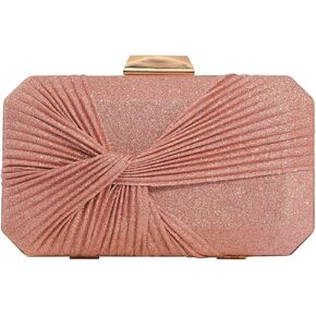 CORIOS Pleated Evening Bag Sparkly Sequin Clutch Bag for Women Sparkly Handbag Bridal Wedding Purse Elegant Crossbody Bag in Saudi Arabia
