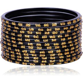 JD'Z Indian Jewelry Bangles Bollywood Bangle set bracelets for women Bridal Ethnic Dailywear Glass Bangles Set For Women Traditional