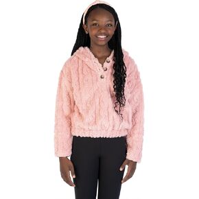 Speechless Girls' Long Sleeve Plush Hoodie