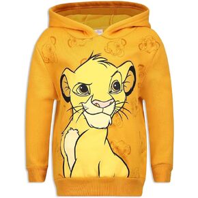 Disney Lion King Simba Boys Hoodie for Toddler and Little Kids Orange in Saudi Arabia
