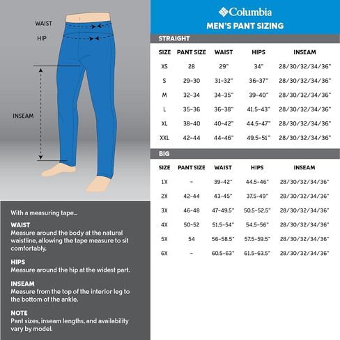 Columbia Men's Rapid Rivers Big & Tall Pant in Kuwait