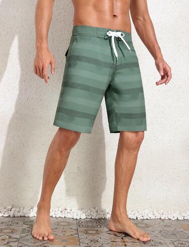 unitop Mens Swim Trunks with Compression Liner Bathing Suit 9" Surfing Summer Board Shorts with Pocket in Saudi Arabia