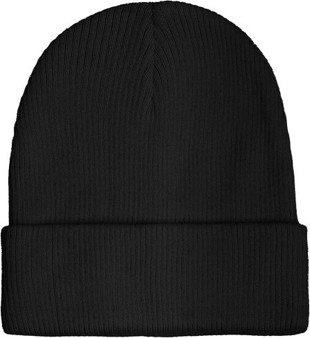 قبعة The Hat Depot Kids مصنوعة من القطن المغسول بنسبة 100%، ناعمة وخفيفة بأساور على شكل جمجمة، قبعة يومية سادة للأطفال in Kuwait