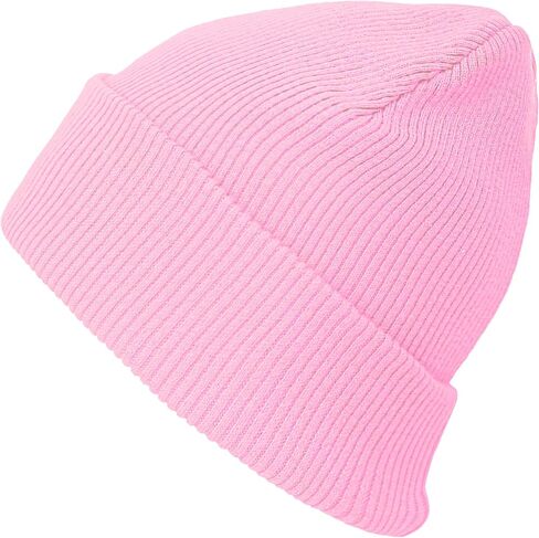 قبعة The Hat Depot Kids مصنوعة من القطن المغسول بنسبة 100%، ناعمة وخفيفة بأساور على شكل جمجمة، قبعة يومية سادة للأطفال in Kuwait