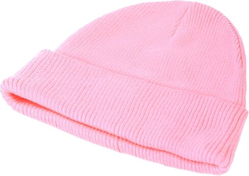 قبعة The Hat Depot Kids مصنوعة من القطن المغسول بنسبة 100%، ناعمة وخفيفة بأساور على شكل جمجمة، قبعة يومية سادة للأطفال in Kuwait