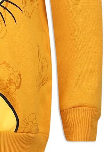 Disney Lion King Simba Boys Hoodie for Toddler and Little Kids Orange in Saudi Arabia