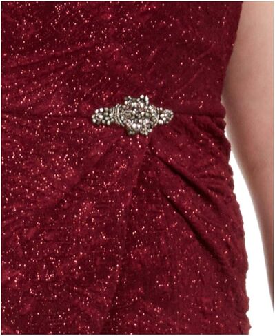 Alex Evenings Women's Long Dress with Knot Front Detail in Saudi Arabia
