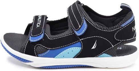 صنادل رياضية Nautica Kids، أحذية رياضية للشاطئ مفتوحة عند الأصابع |أولاد - بنات| (طفل صغير/طفل صغير/طفل كبير) in Kuwait