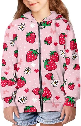 Flashideas Kids Hoodies Zip-up Hoodies for Boys Girls Lightweight and Comfortable for Age 6-16 in Kuwait