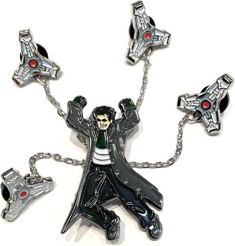 دبوس المينا Dr. Otto Octavius من pinupper ، فضي ، 5.08 سم (ارتفاع)، 5.08 سم (ارتفاع)، زنك، نيكل, 2"(H), الزنك, نيكل in Kuwait