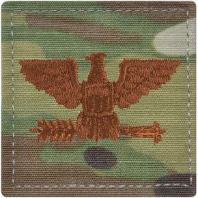 Air Force Colonel Rank OCP with Hook and Loop